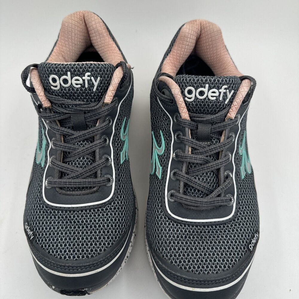 gdefy Women's Size 7.5 Gravity Defyer Mighty Walk Athletic Shoes‎ Gray